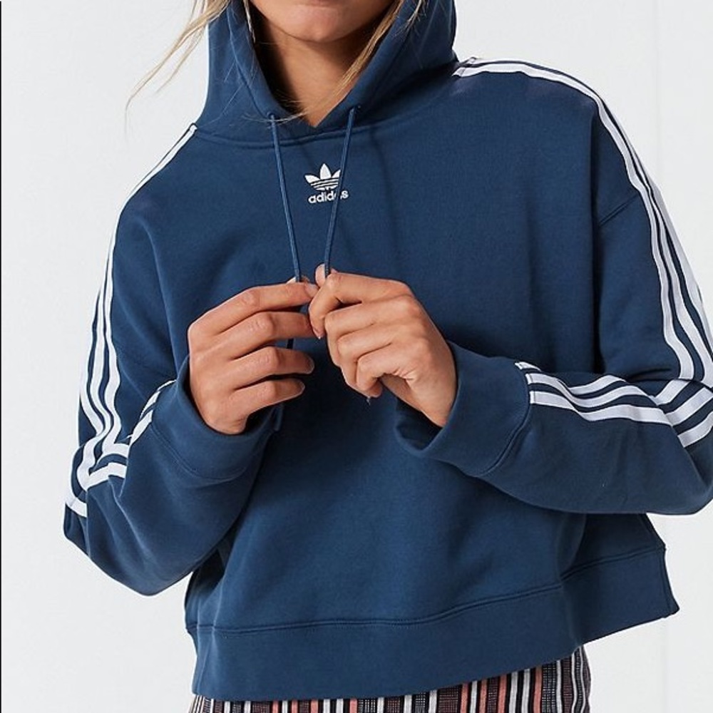 UO/Adidas Cropped Sweatshirt